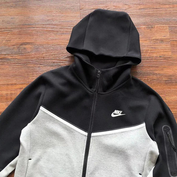NIKE TECH FLEECE HOODIE X BLACK/GREY