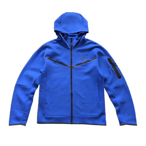 NIKE TECH FLEECE HOODIE X BLUE