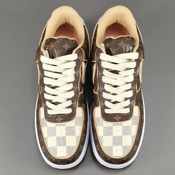 NIKE AIR FORCE 1 X LOUIS VUITTON BROWN