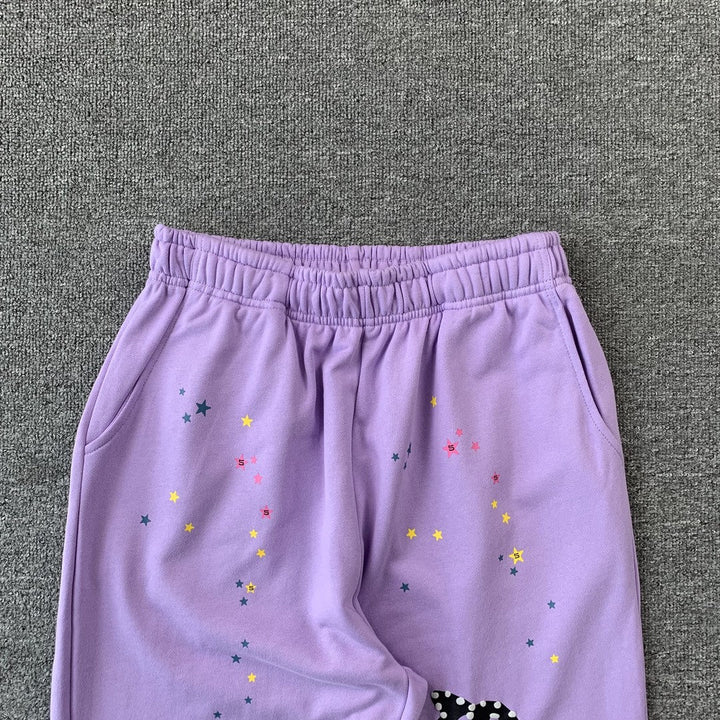 SP5DER ACAI SWEATPANTS PURPLE