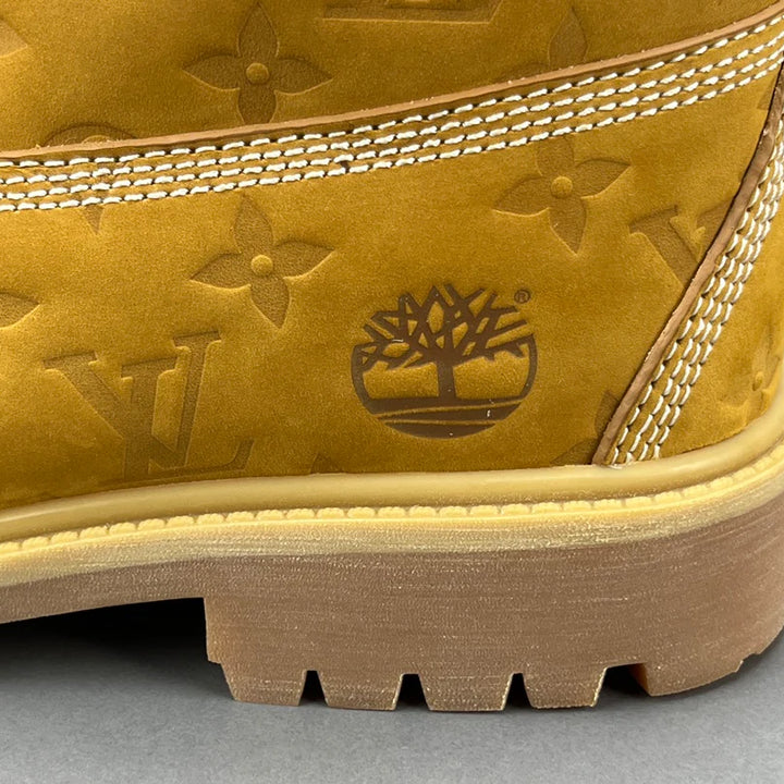 LOUIS VUITTON X TIMBERLAND ANKLE BOOTS