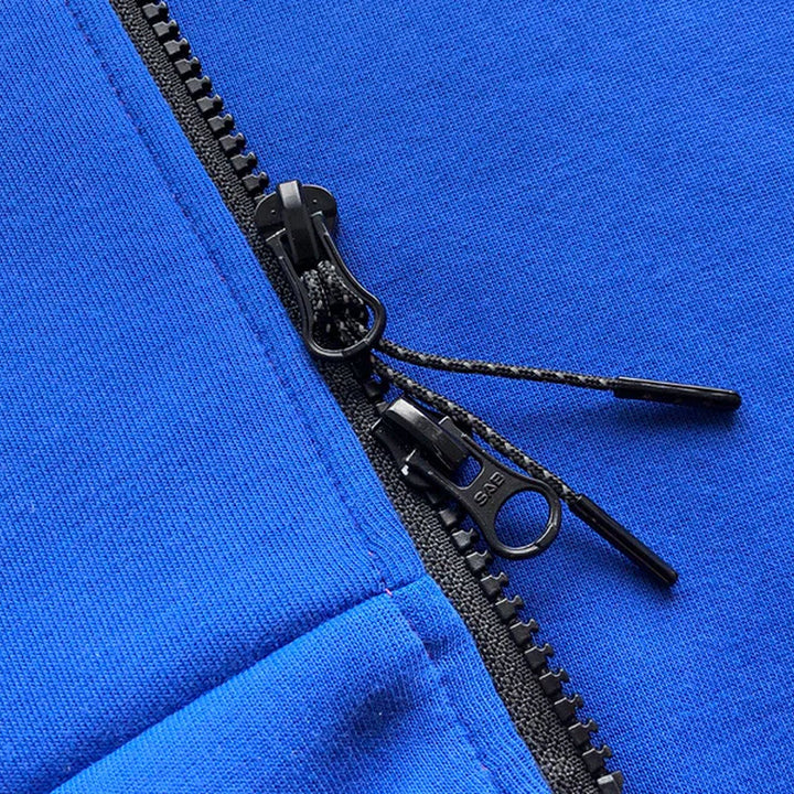 NIKE TECH FLEECE HOODIE X SANGRIA/GAME ROYAL