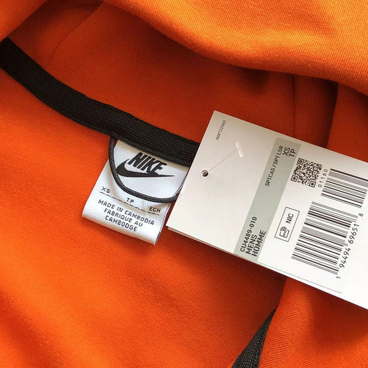 NIKE TECH FLEECE HOODIE X CAMPFIRE ORANGE