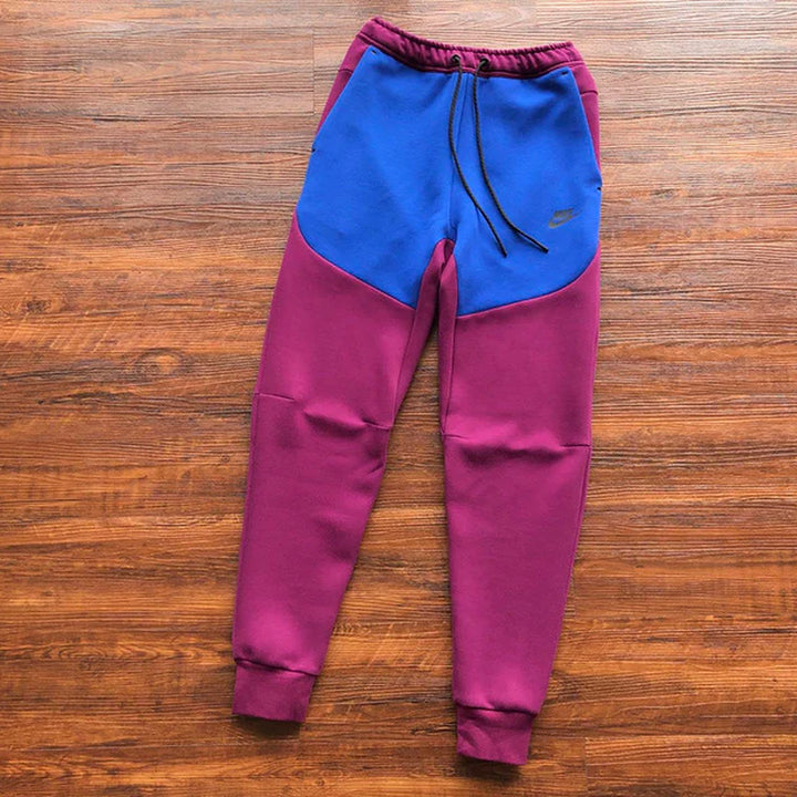 NIKE TECH FLEECE PANTS X SANGRIA/GAME ROYAL