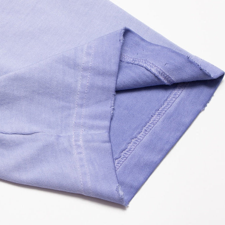 CHROME HEARTS CROSS PATCH T-SHIRT WASHED LIGHT BLUE