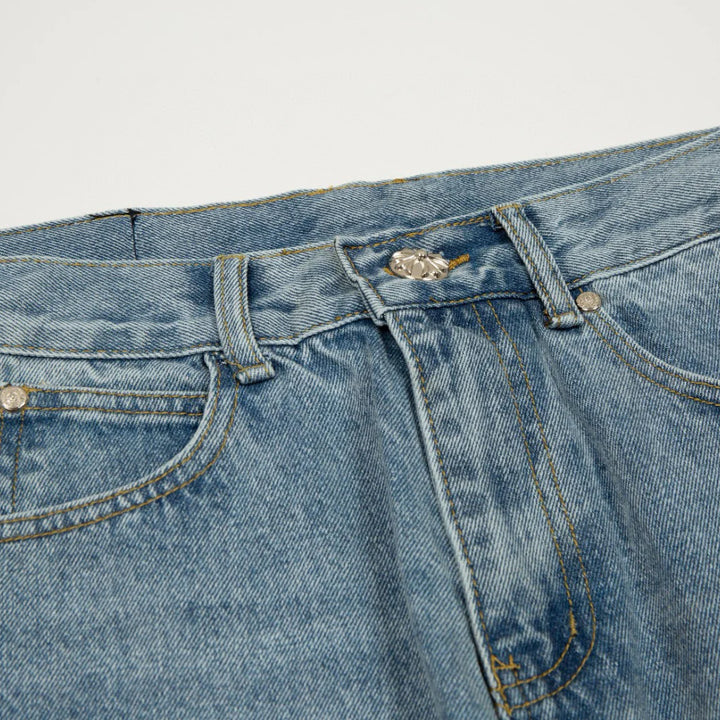 CHROME HEARTS X LEVI'S CROSS PATCH JEANS