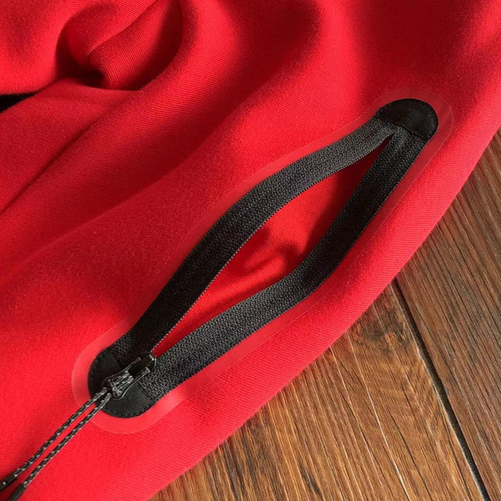 NIKE TECH FLEECE HOODIE X UNIVERSITY RED