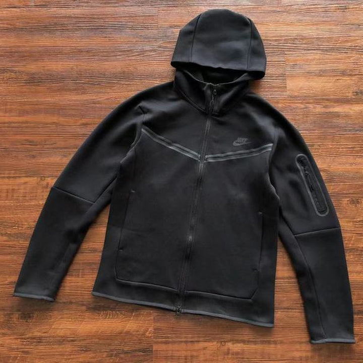 NIKE TECH FLEECE HOODIE X BLACK