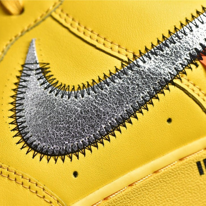 NIKE AIR FORCE 1 X OFF-WHITE ICA UNIVERSITY GOLD