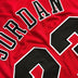 Men's Chicago Bulls Michael Jordan #23 Throwback Red Hardwood Classics Player Jersey
